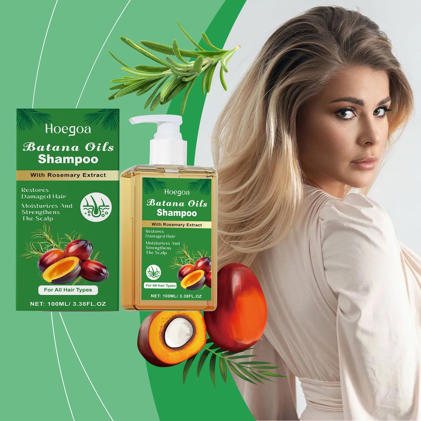 Batana Oil Shampoo: Promotes Hair Growth, Strengthens, and Provides Effective Cleansing-9Y88