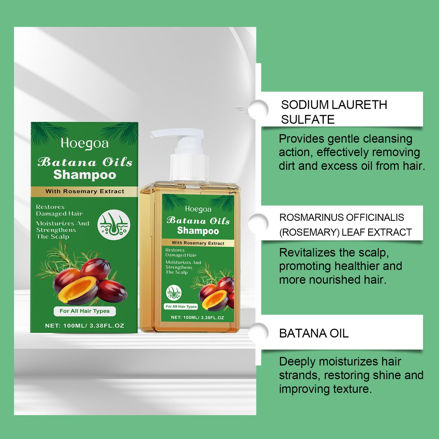 Batana Oil Shampoo: Promotes Hair Growth, Strengthens, and Provides Effective Cleansing-9Y88