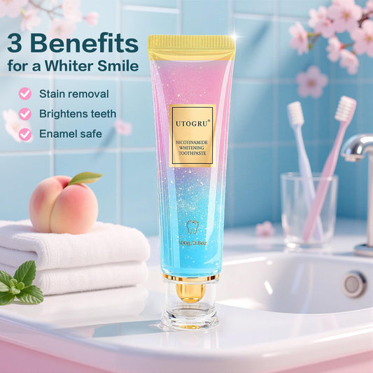 Niacinamide Dual-Color Whitening Toothpaste-SR