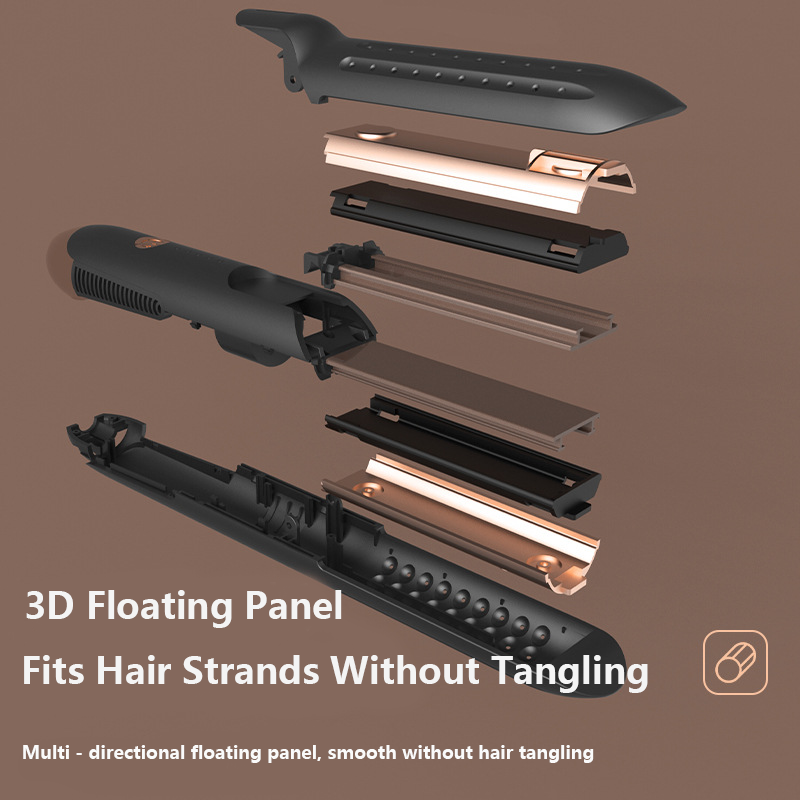 2-in-1 Curling Iron for Curls and Straight Hair with Cool Air Setting-3LY