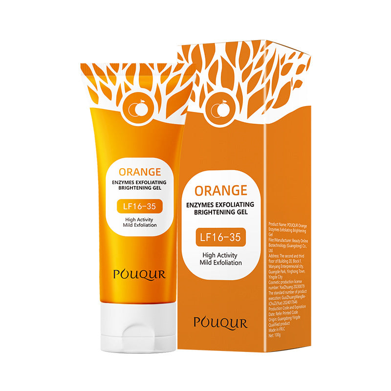 Orange Exfoliating Gel, Suitable for Both Men and Women-3LY